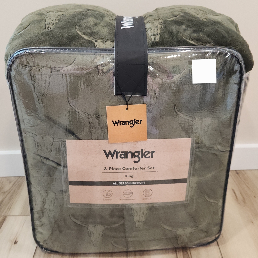 Wrangler Green 3-Piece Comforter Set